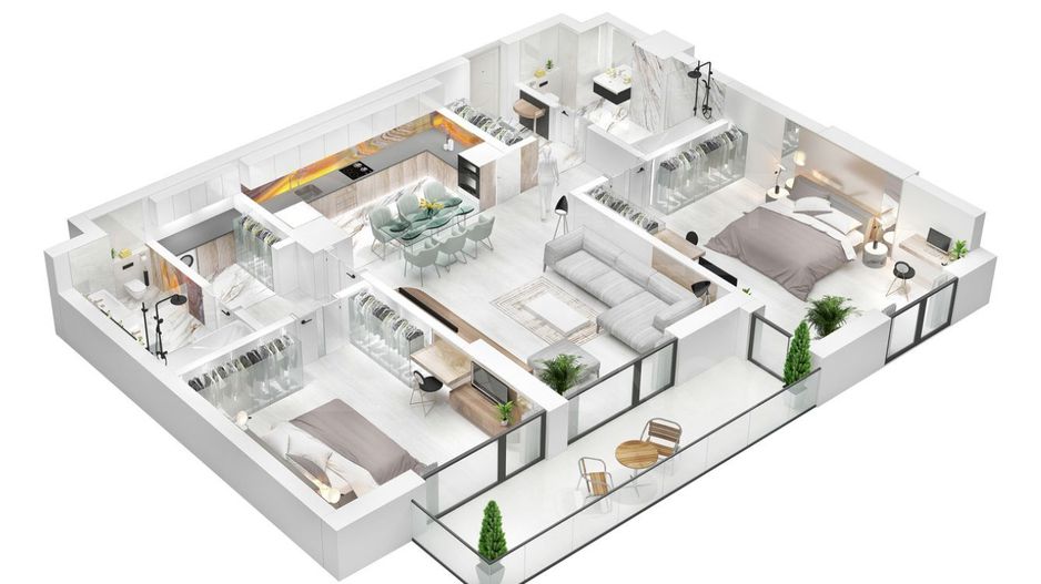Vânzare, apartament, 3 camere, Carpathia, Brașov - Poză 11