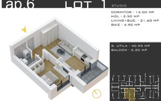 Promo Apartament 2 camere Theodor Pallady Metrou Teclu - Poză 2