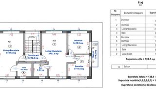 Apartament 3 camere finisat LA CHEIE - Turnisor Sibiu - Schiță 7