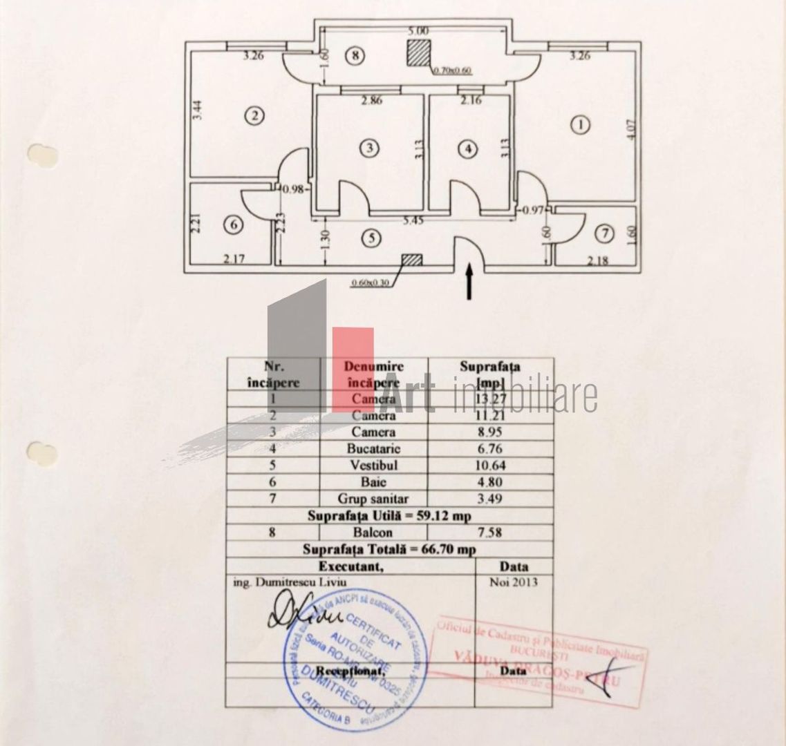 Vânzare apartament decomandat 3 camere cu 2 băi și centrală Metalurgiei - Monaco - Poză 6