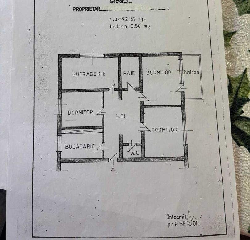 Apartament 4 camere 97 mp, decomandat, bloc 1989, Sebastian - Poză 6