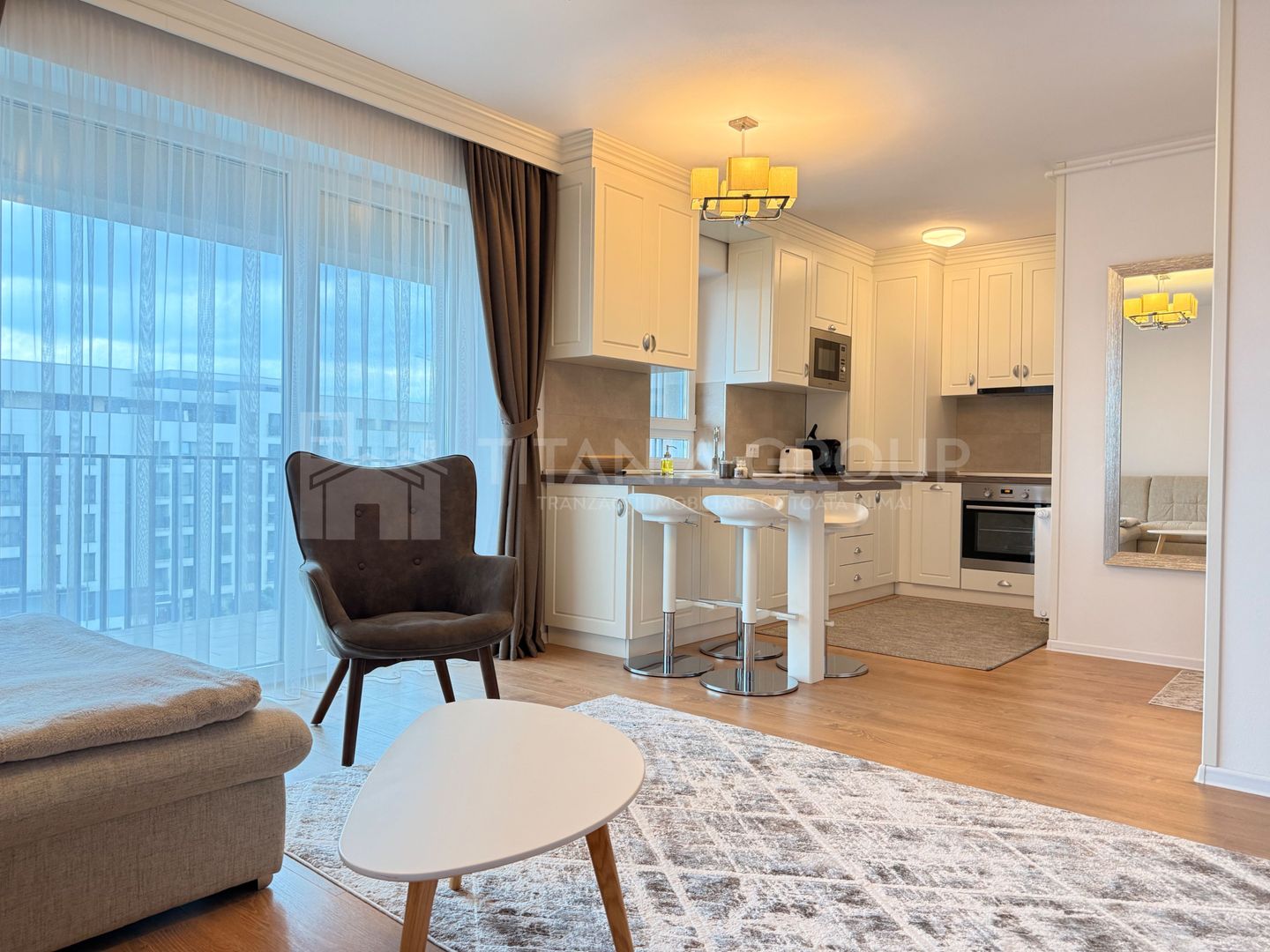 Apartament 2 camere, open-space, loc de parcare, boxa - Kasper Coresi - Poză 1