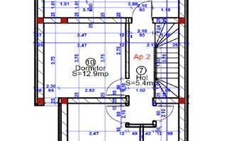 Duplex finalizat despartit prin camera tehnica. 3 dormitoare. 2 balcoane. - Poză 22