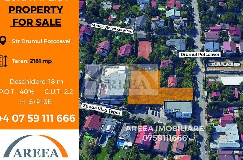 Teren 2181mp in Pipera-str Drumul Potcoavei colt cu Vlad Tepes - Poză 2