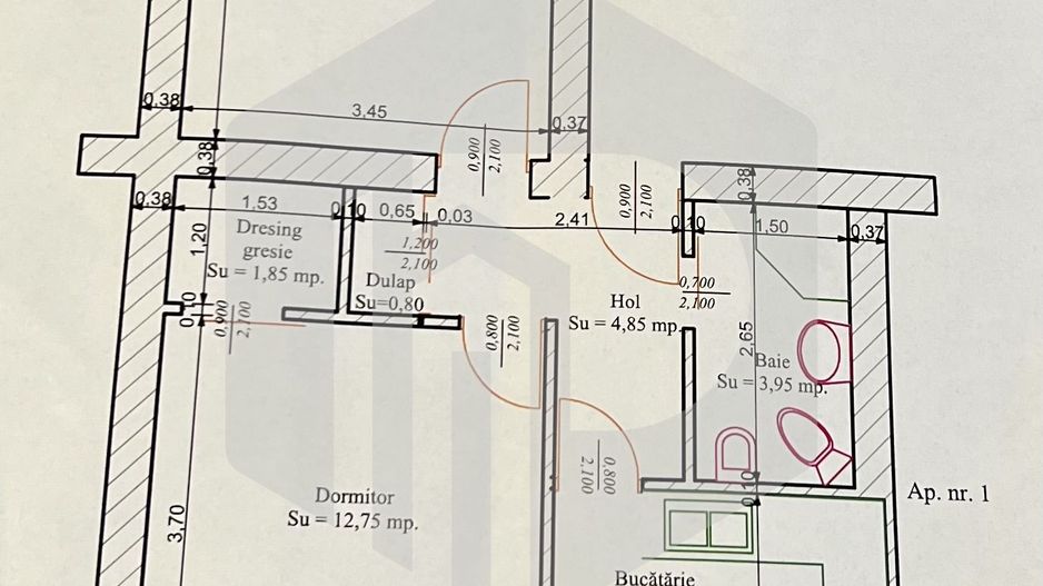 Apartament 2 camere renovat/ Decomandat+ Pivniță 16 mp-Turnisor-Metro - Poză 5