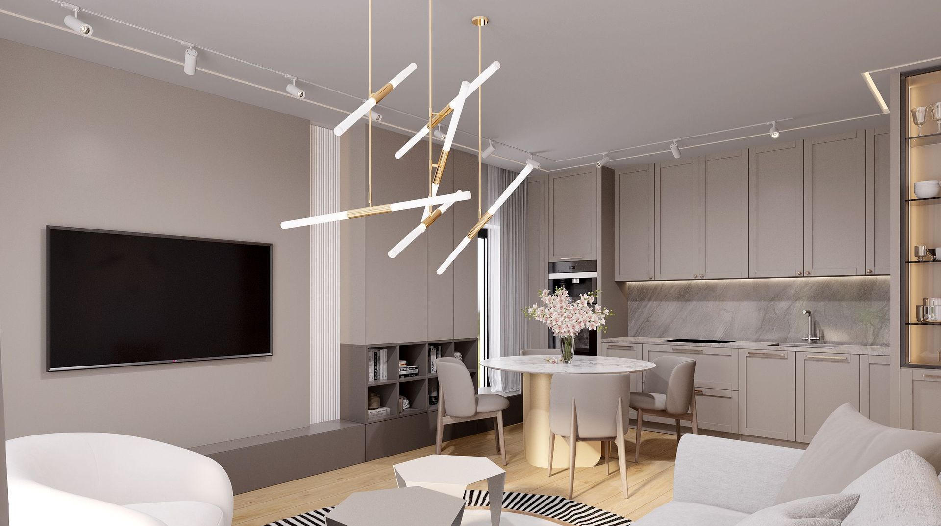 Apartament 2 camere nou,  cu terasa Pta-Unirii AP03B - Poză 8