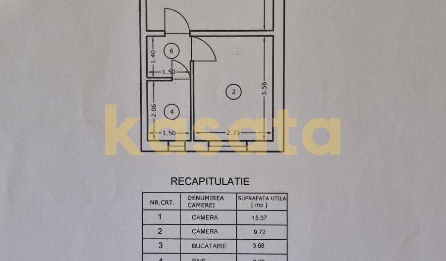 2 camere I Sos Salaj I 37 mp I centrala proprie - Poză 1