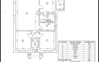 VILĂ INDIVIDUALĂ PE PARTER – 4 CAMERE, POMPĂ DE CĂLDURĂ, CURTE 160 MP - Schiță 2