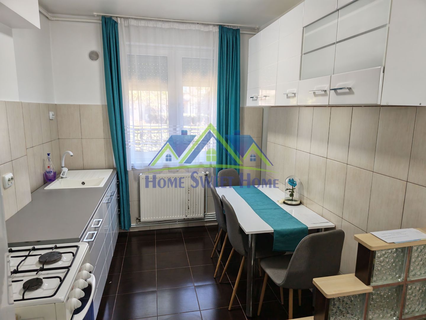De închiriat apartament 2 cam. dec. – in H5, Parter, C.T, mobilat! - Poză 1
