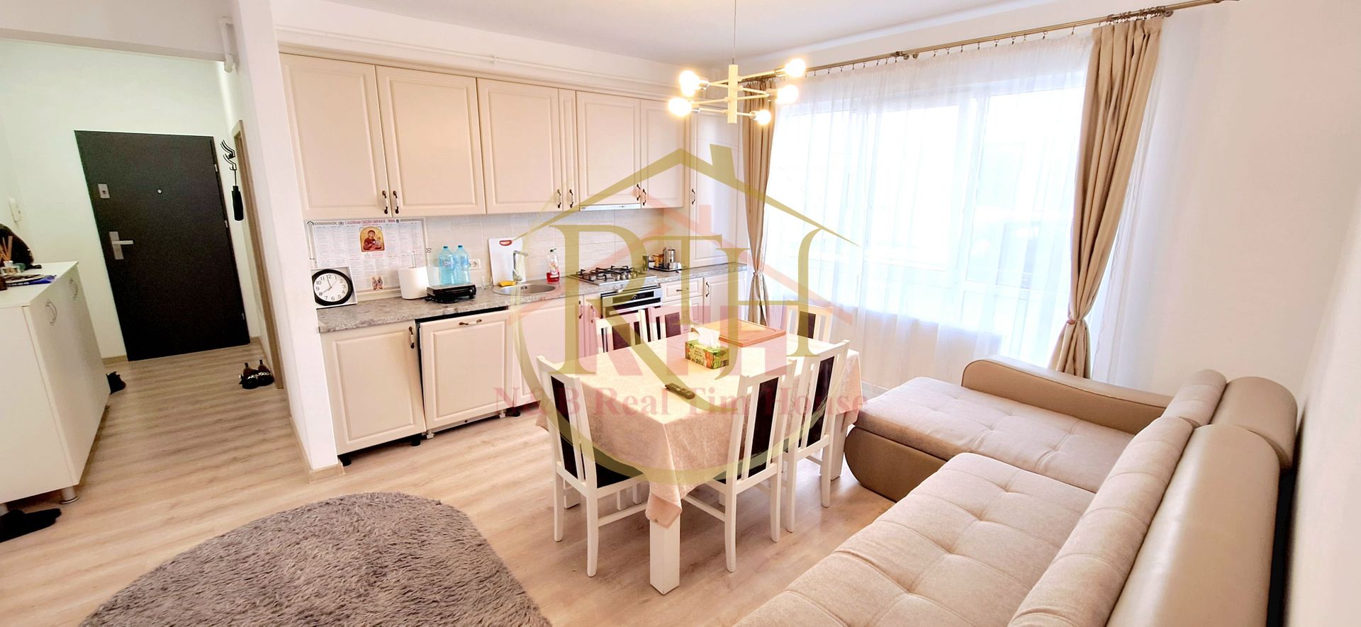 Vand apartament 3 camere mobilat si utilat, Giroc, Bulevardul Soarelui - Poză 9