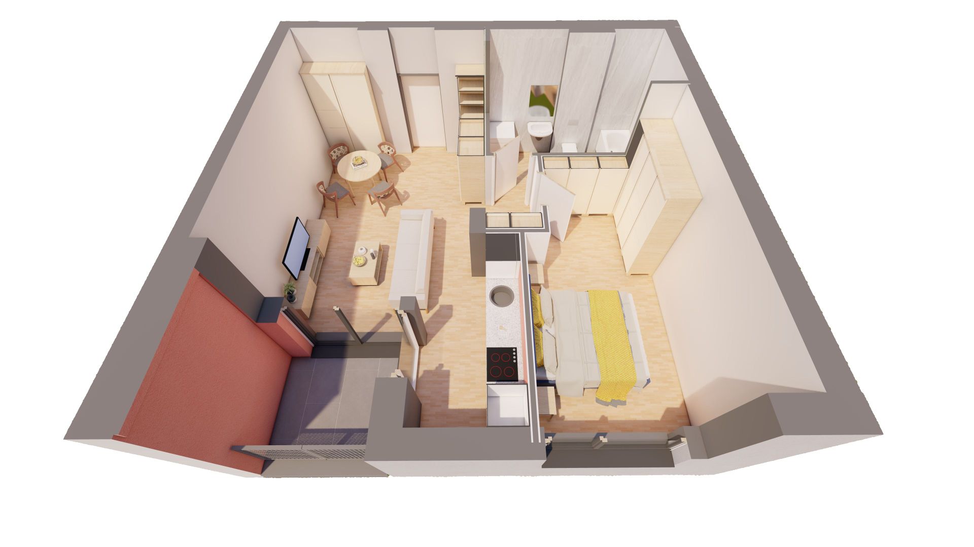 Panorama exclusivista penthouse ARED IMAR bloc R39 comision 0% - Poză 2