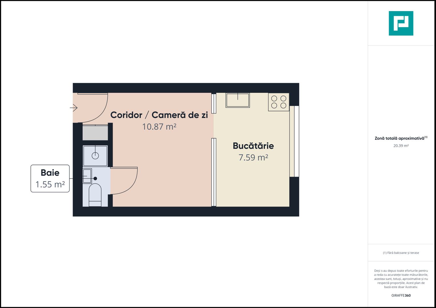 Garsonieră confort 1 în zona Sânnicolau Mic - Poză 7