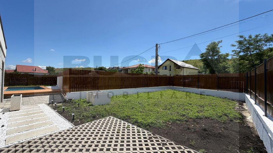 Casa unifamiliara de 170mp, teren 550mp, piscina, garaj, Sannicoara - Poză 10
