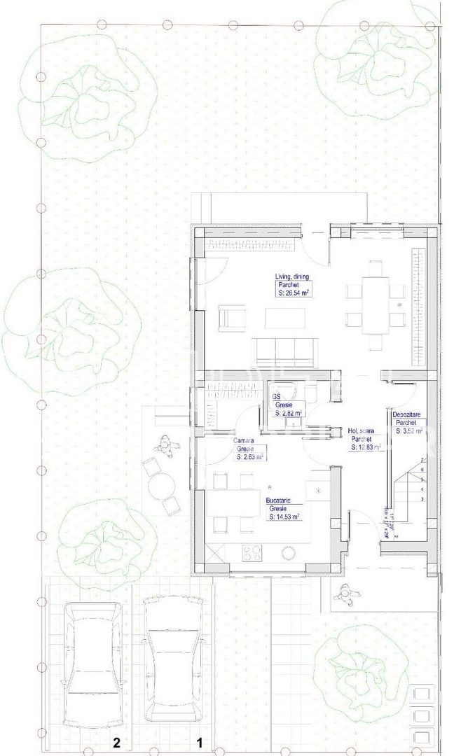 Duplex Modern cu 4 camere in Selimbar, zona Liziera Padurii - Schiță 7