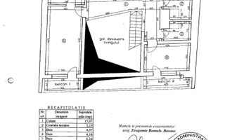 Duplex 200,38 mp utili + 32,51 mp balcoane + 2 locuri parcare + boxa - Dorobanti - Schiță 23