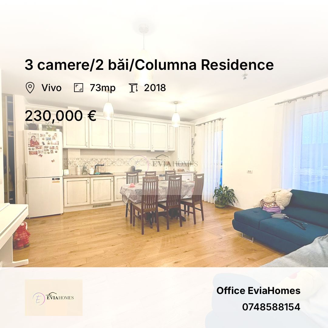 3 camere/2 băi/Columna Residence - Poză 1