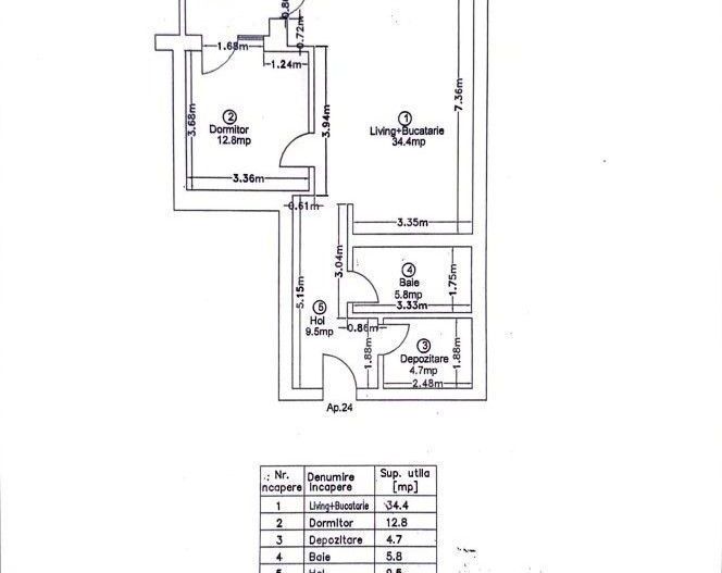 Apartament cu 2 camere, Becali Imobiliare, București, Pipera - Poză 15