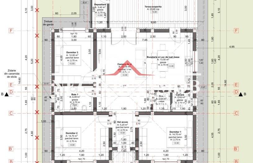 NECTORA IMOB-Casa 3 camere, 2 bai, 149 mp + 500 mp teren, Santandrei - Poză 19