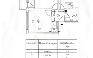 Apartament modern cu doua camere decomandat si loc de parcare, piata Progresul - Poză 12