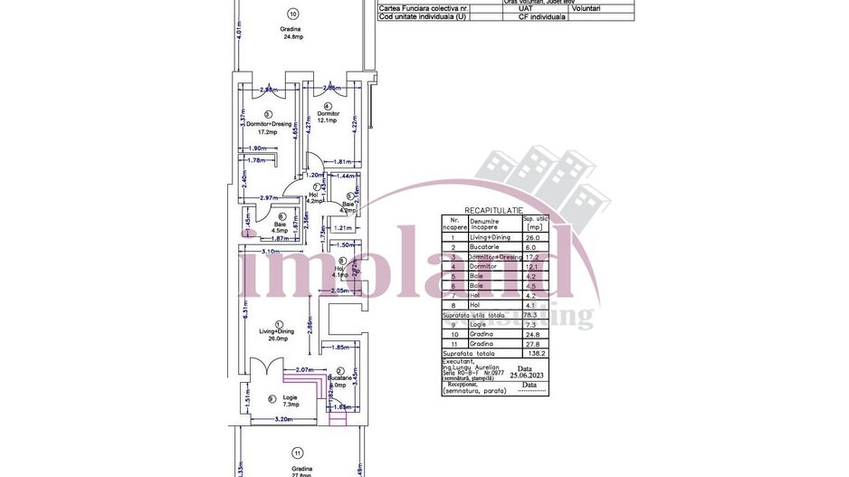 Apartament 3 camere - mobilat+utilat - vanzare - Avalon Estate-Pipera - Schiță 18