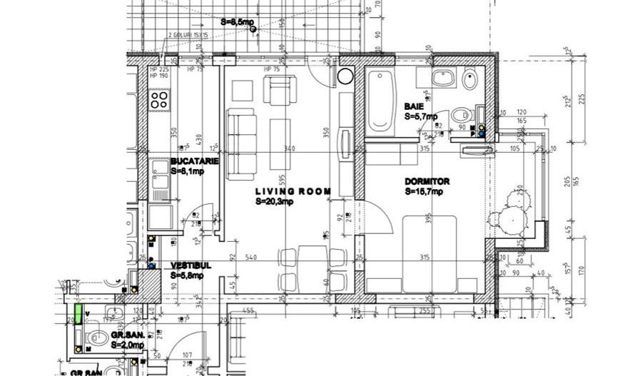 2 camere| BANEASA- Privighetorilor - Schiță 12