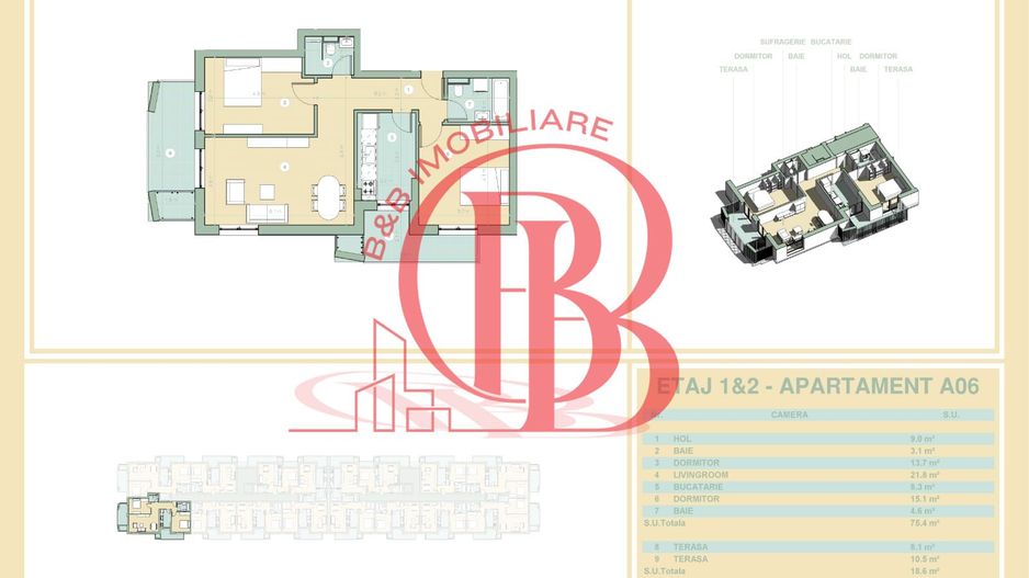 3 decomandat-bloc boutique  Metrou Nicolae Teclu - Schiță 8