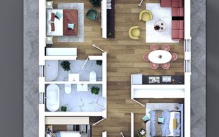 Casă individuală în complex rezidențial SOLLIS RESIDENCE, Miroslava, Iași - Poză 1