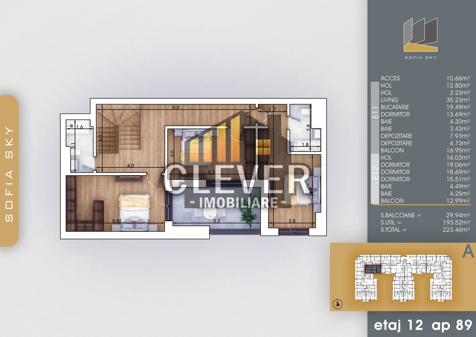 Duplex Superb 5 Camere 7 min. Metrou N. Teclu-193mp Utili - Poză 6