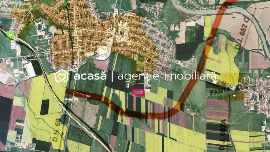 Teren 3.65h zonă industrială, Sânicolaul Mic. - Poză 1