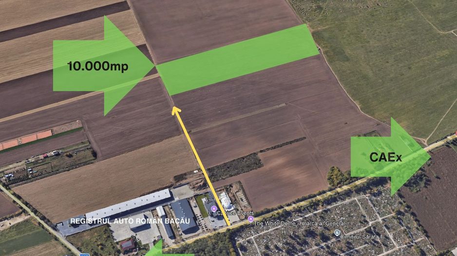 Teren 10,000mp Bacau / Strada Alexandru Safran - Poză 1