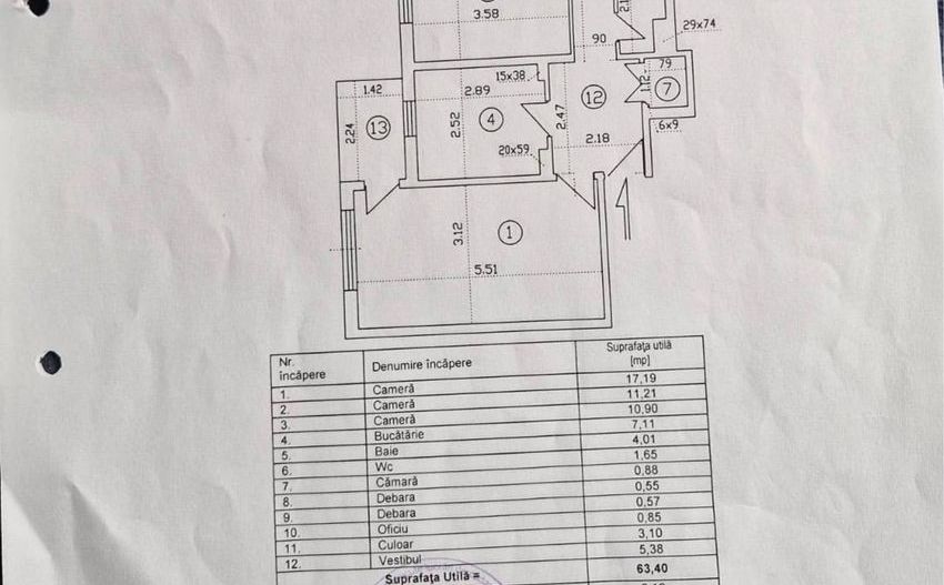 Apartament 3 camere - 2 bai | Metrou Aparatorii Patriei - Poză 7