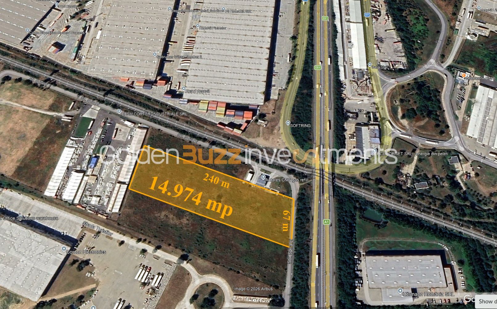 Teren industrial premium – A1 București–Pitești - 1,5 ha - Schiță 4