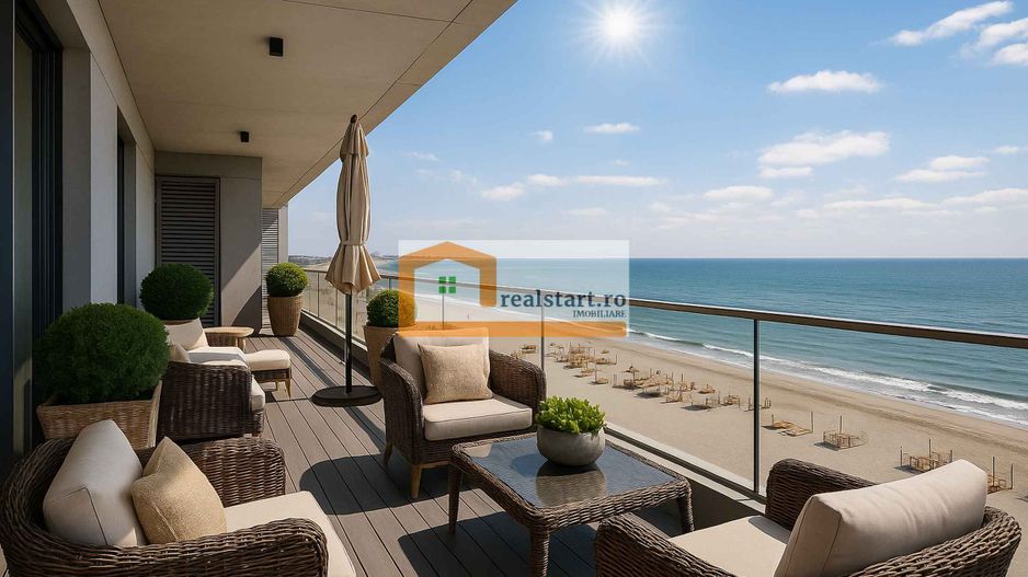 Vedere directa la Mare, Prima linie, Penthouse tip Duplex, bloc Boutique - Poză 11