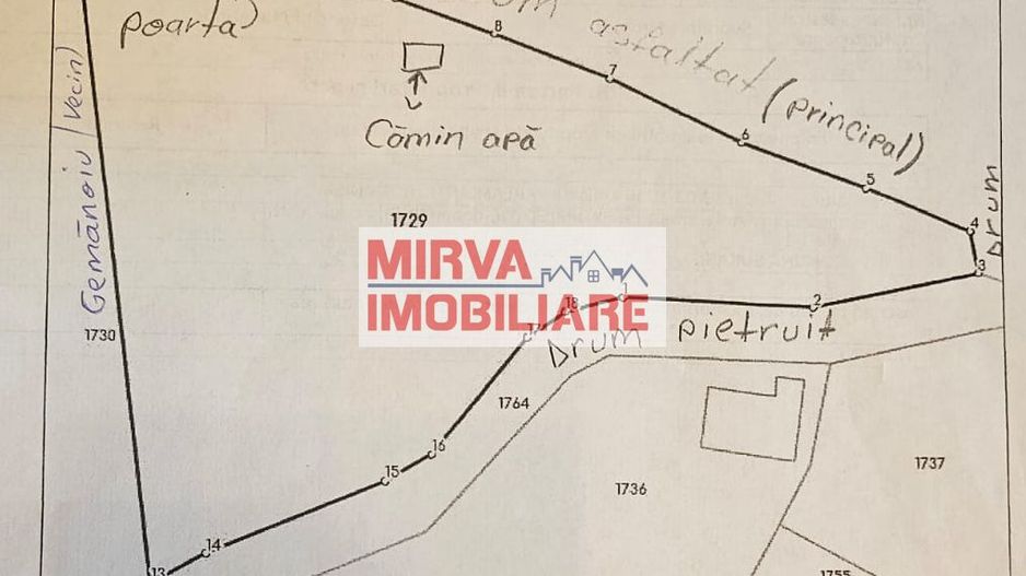 🌳 Teren intravilan 2322 mp, Păcuri – vedere superbă spre pădure! 🏡✨ - Poză 13