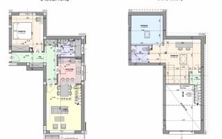Penthouse 3 camere, 2 băi, mobilat complet, dressing - întabulat - Poză 12