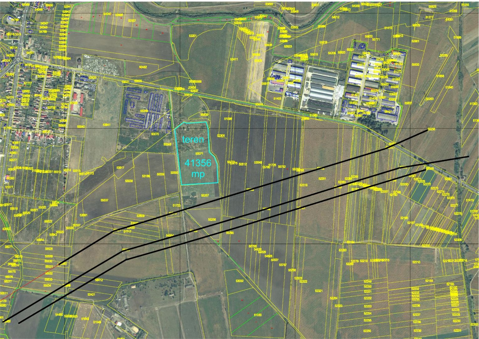 Terenuri Investitie 43485 mp Ungheni-Mures / Autostrada - Poză 5
