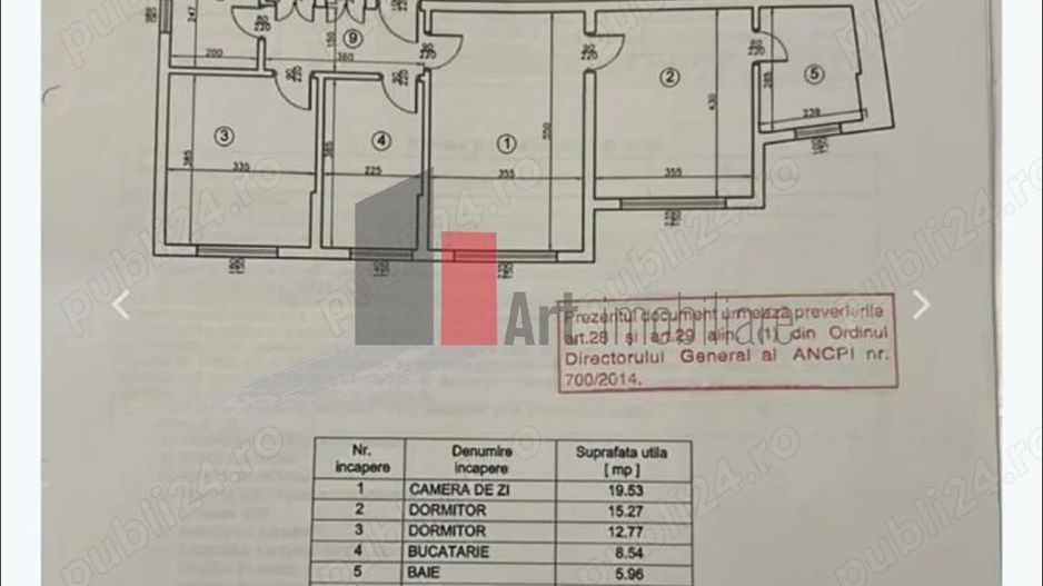 Apartament 3 camere Calea Giulesti - Schiță 7