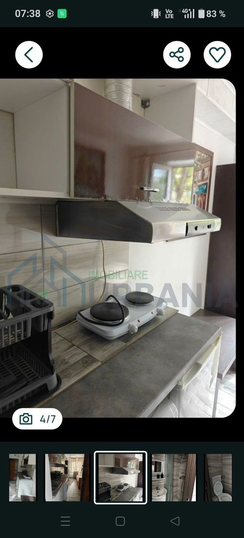 Vand camera camin 12 mp, Bularga, cu wc si dus, renovat complet, mobilat si utilat - Poză 2