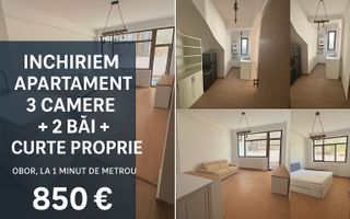 AP. 3 CAMERE MOSILOR, PET-FRIENDLY, CURTE 20 MP, BLOC NOU, CENTRALA - Poză 1
