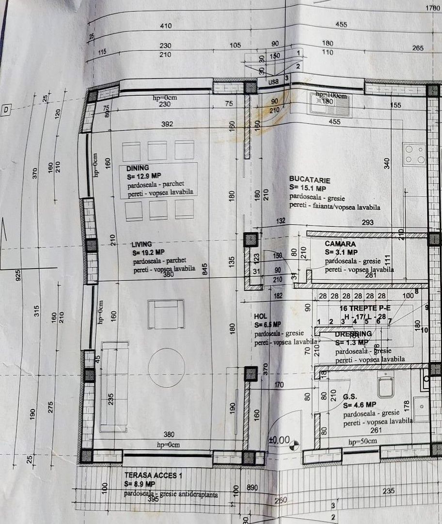 Duplex P+1+M, 251 mp utili, teren 340 mp – Domnești - Schiță 20