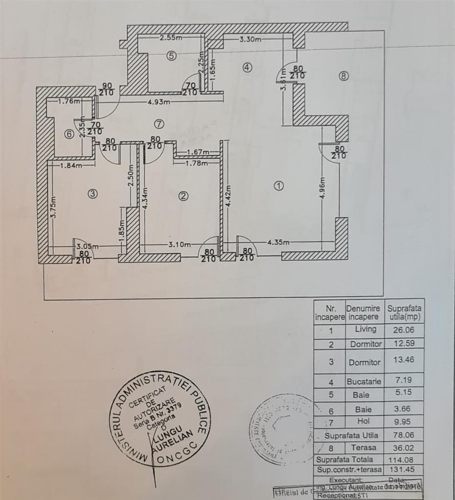 Vanzare apartament 3 camere Gradina zoo - Privighetorilor, Bucuresti - Schiță 20