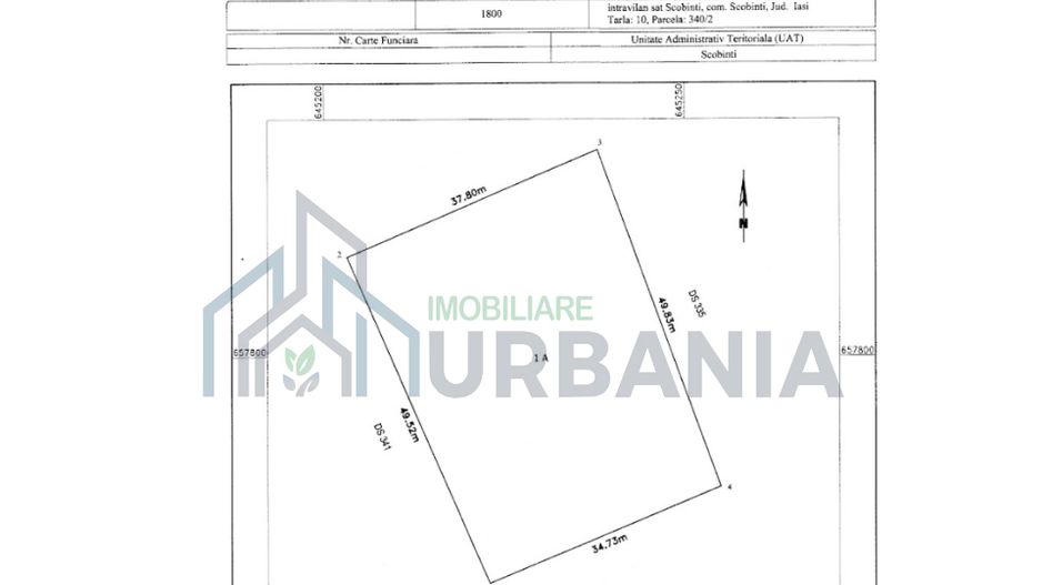 Teren intravilan construibil, 1.800 mp, acces la două drumuri, lângă E58, Scobinți - Poză 5