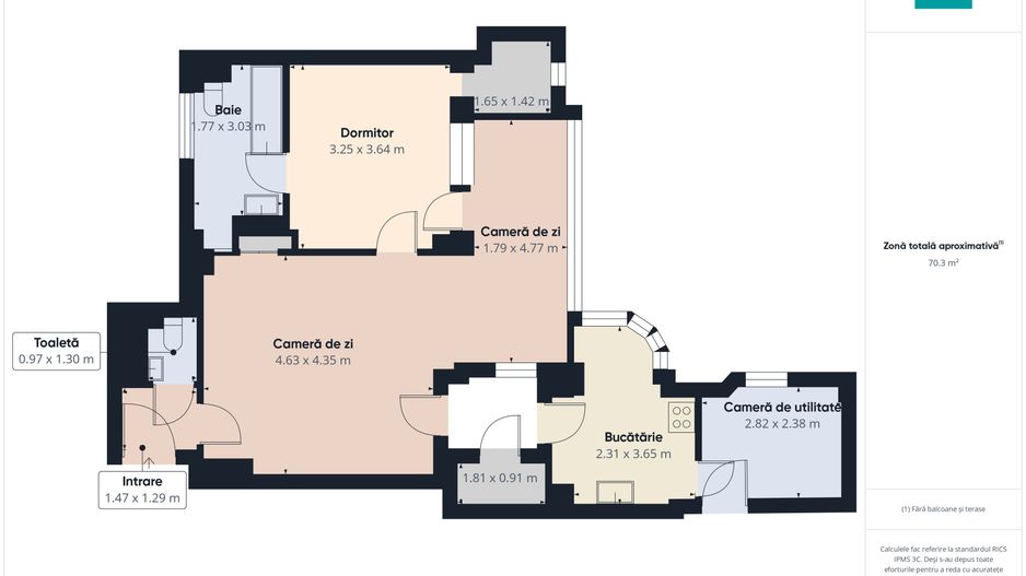 Apartament 2 camere | Ion Brezoianu – Cișmigiu - Poză 9