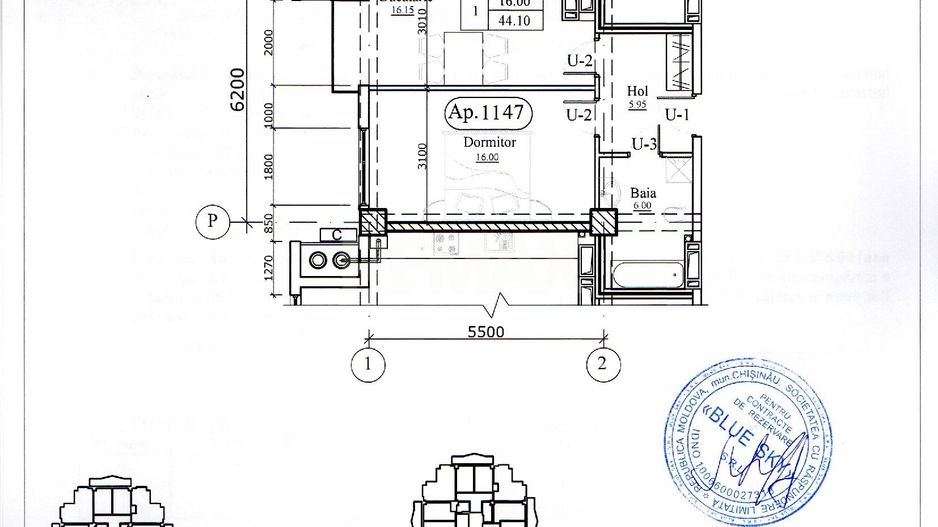 Newton House Grădina Botanică | 44,10 m² | Etaj 11 | Investiție - Poză 2