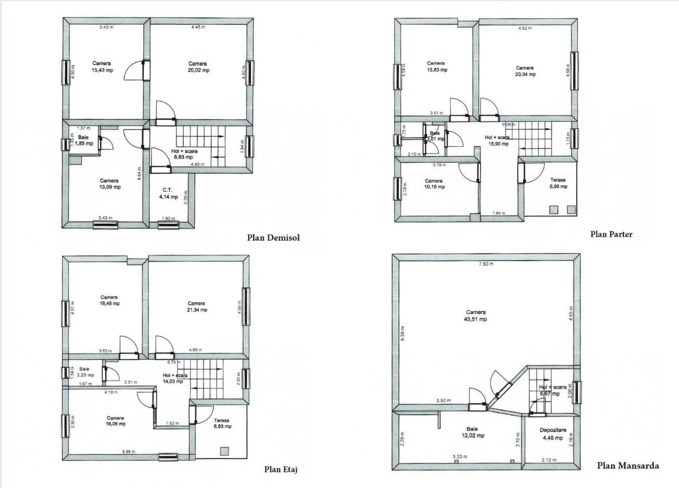 Spatiu birouri Centru, langa pacrul Sub Arini, Sibiu - Schiță 11