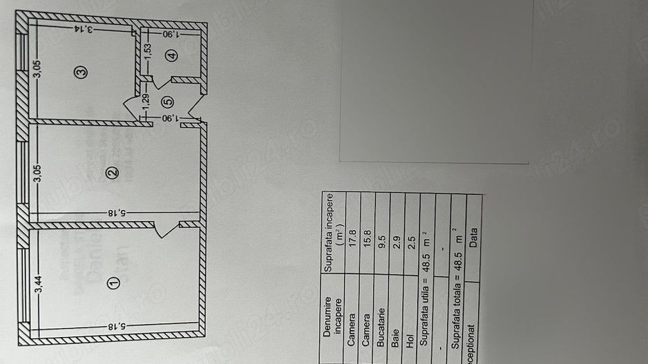 🔑 Vanzare Ap.2 Camere Semidecomandat – Zona Titan / Metrou Titan - zonă verde - Poză 10