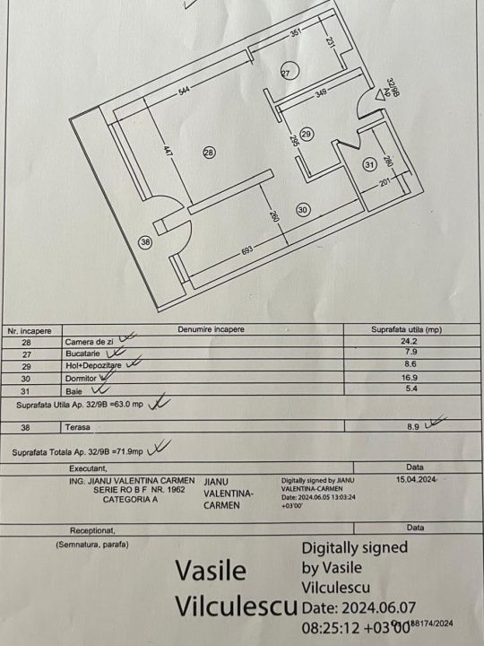 Apartament 2 camere - Dacia | 72 mp | Bloc 2024 | Parcare subterană - Poză 23