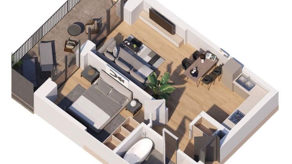 AP. 2 CAMERE ESTORIA, PRIMA INCHIRIERE, PET-FRIENDLY, PARCARE, METROU - Schiță 10