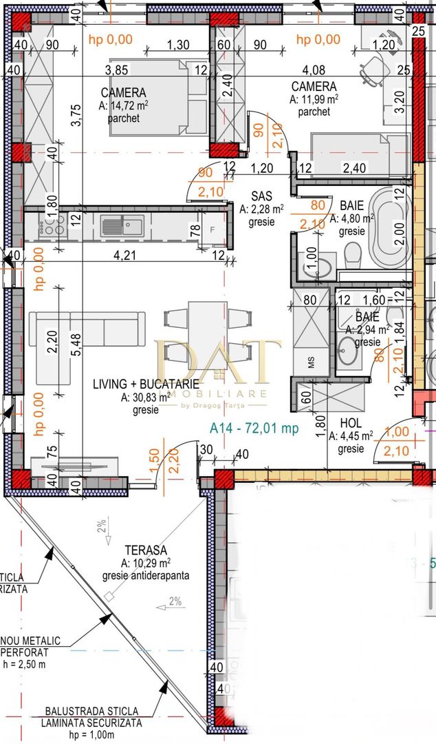 0% COMISION! Apartament 3 camere | 72 mp | terasa | Terra Gardens - Poză 1