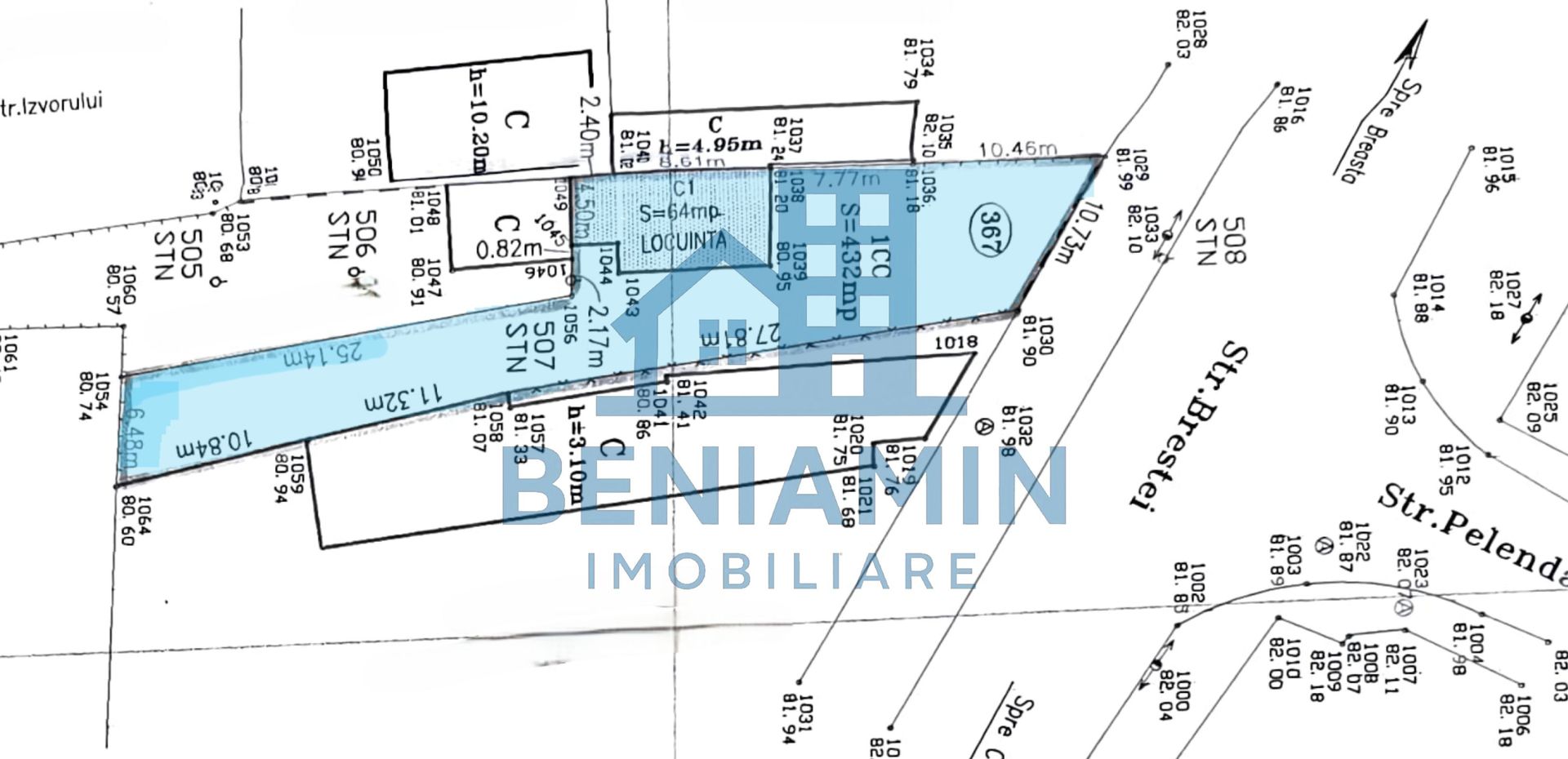 Casa batraneasca cu teren 432mp-Brestei pe principala-Pozitie Buna - Schiță 5
